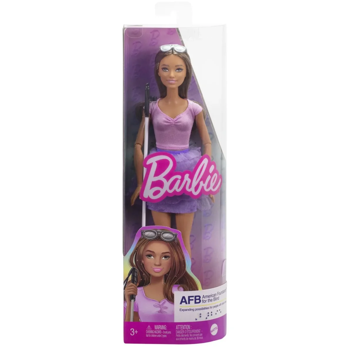 BARBIE FASHIONISTAS PAPUSA BARBIE CU BASTON PENTRU NEVAZATORI