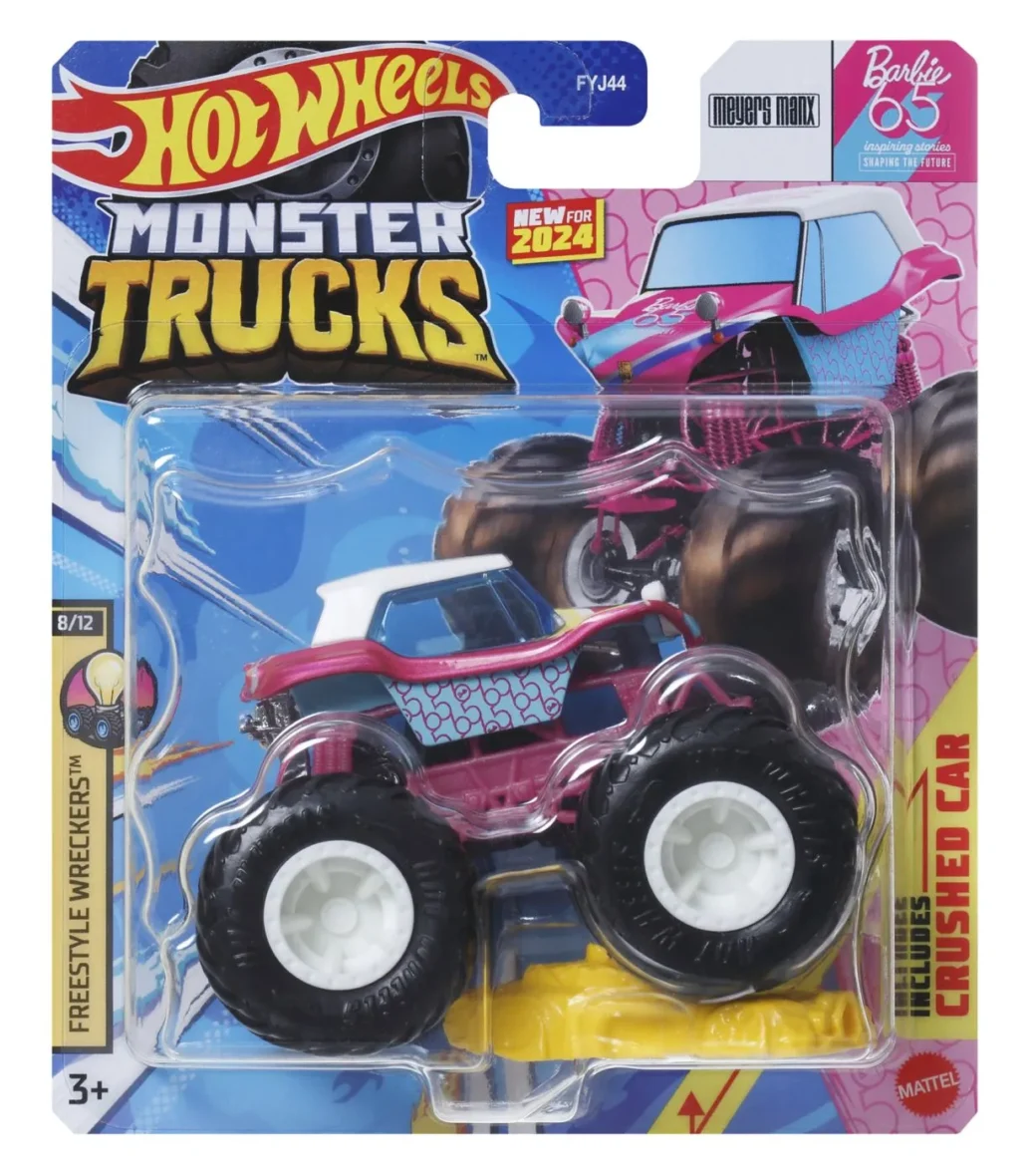 HOT WHEELS MONSTER TRUCK MASINUTA MEYERS MANX BARBIE 65 SCARA 1:64