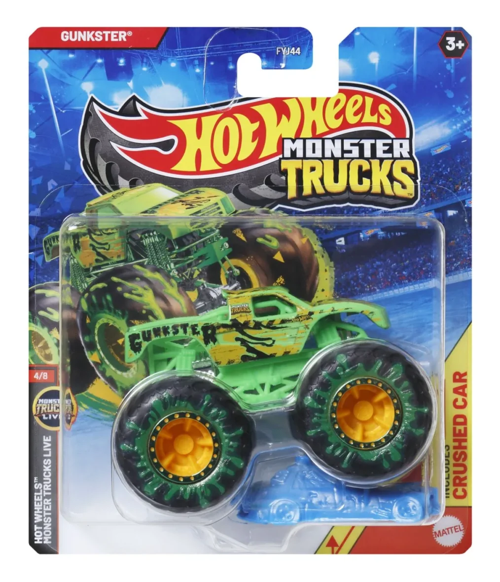 HOT WHEELS MONSTER TRUCK MASINUTA GUNKSTER SCARA 1:64
