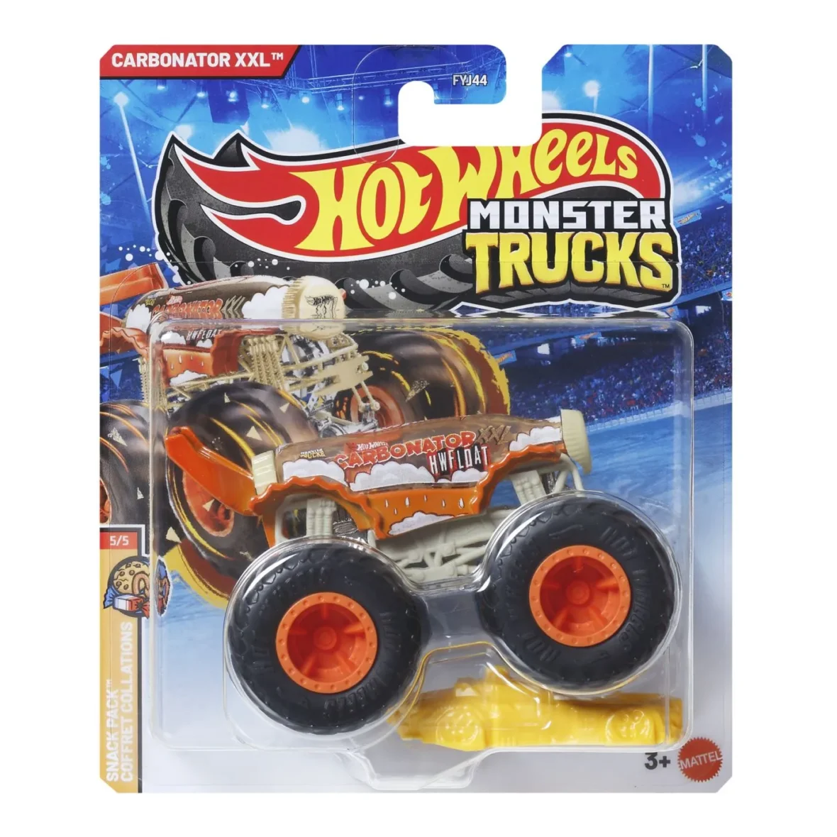 HOT WHEELS MONSTER TRUCK MASINUTA CARBONATOR XXL SCARA 1 LA 64