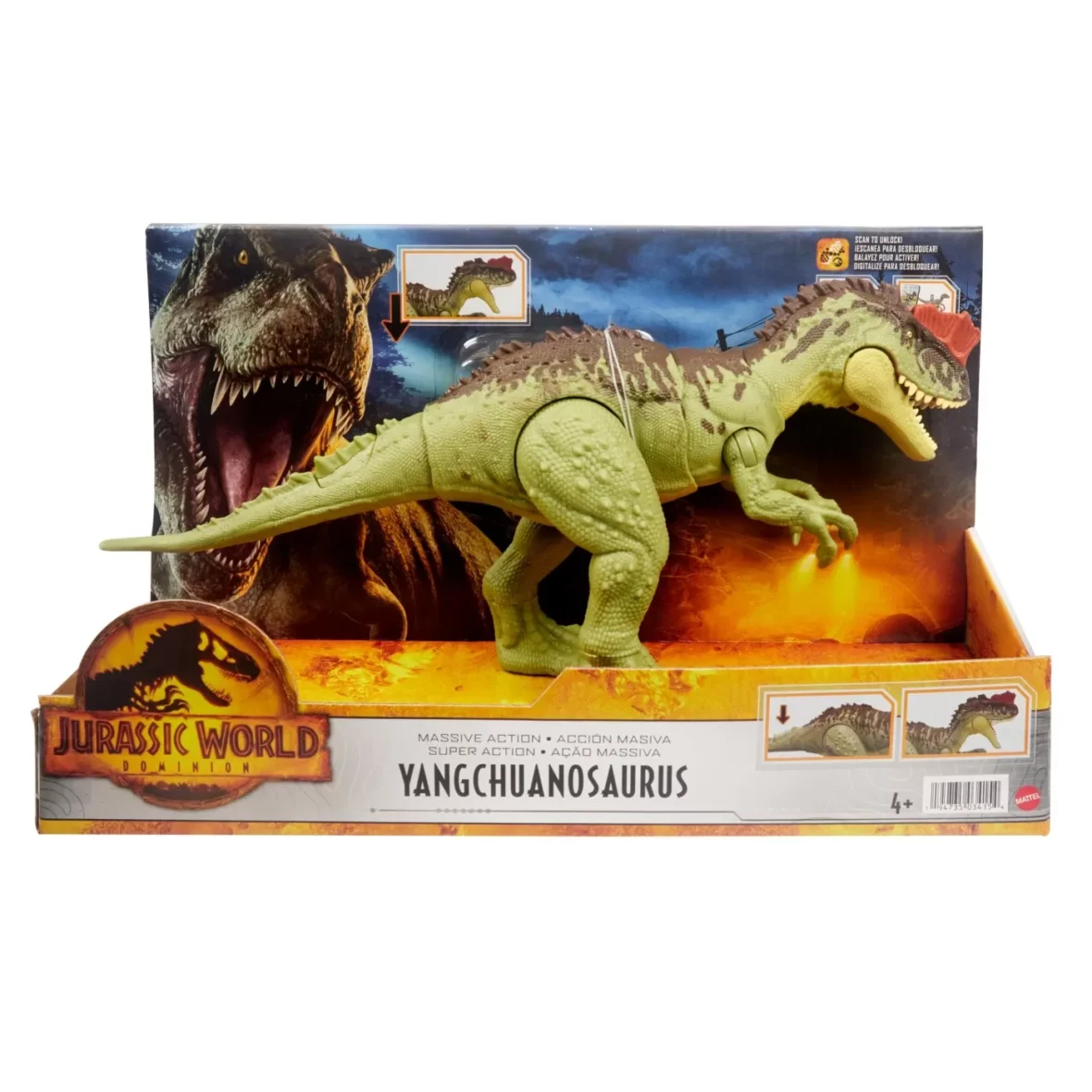 JURASSIC WORLD MASSIVE ACTION DINOZAUR YANGCHUANOSAURUS
