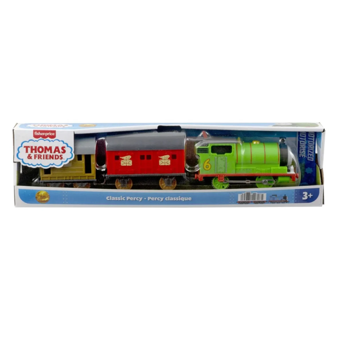 THOMAS LOCOMOTIVA MOTORIZATA PERCY CU 2 VAGOANE