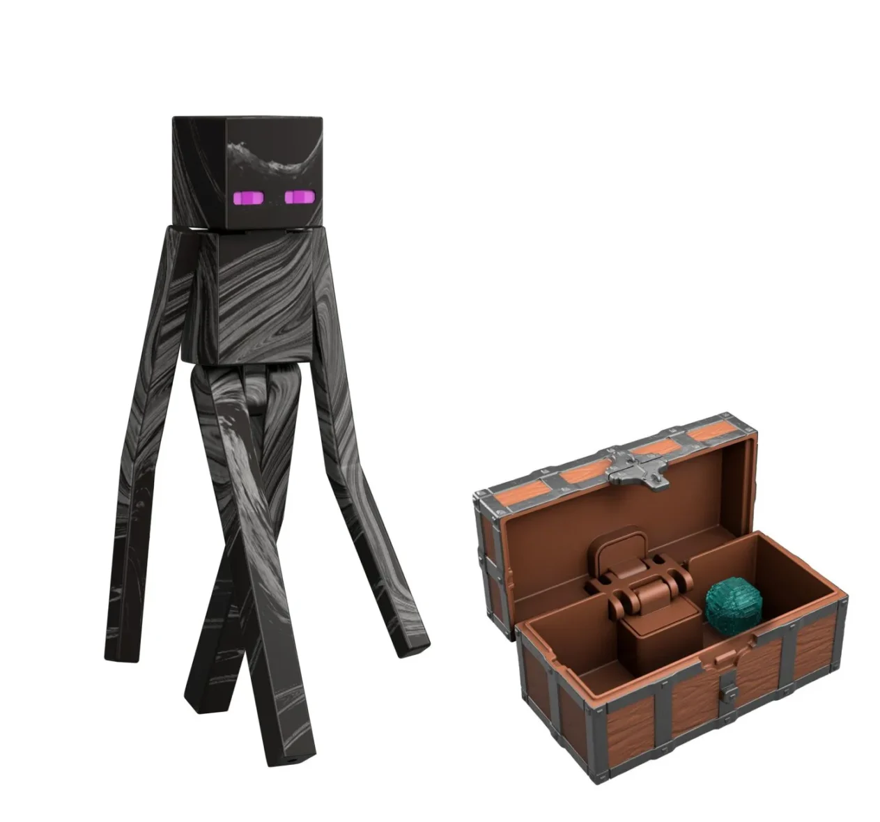 MINECRAFT SET FIGURINA ENDERMAN CU ACCESORII