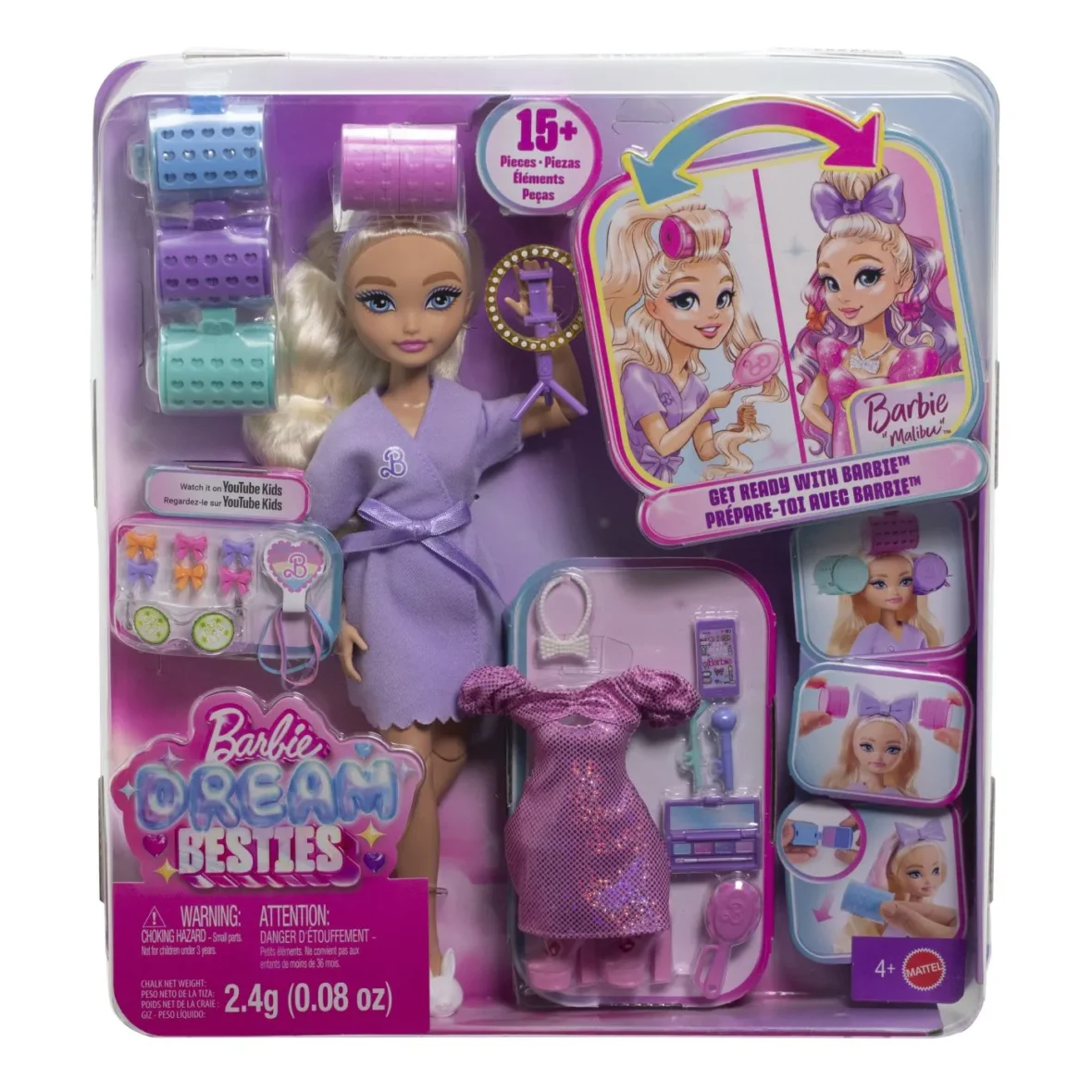BARBIE DREAM BESTIES PAPUSA BARBIE MALIBU CU ACCESORII FASHION