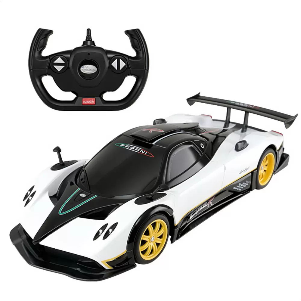 MASINA CU TELECOMANDA PAGANI ZONDA R ALB CU SCARA 1 LA 14