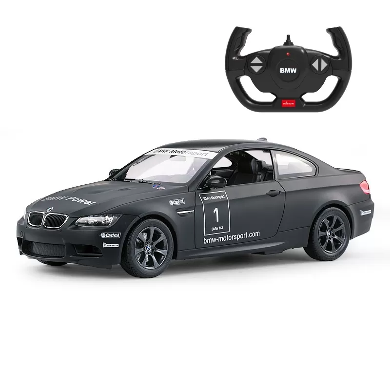 MASINA CU TELECOMANDA BMW M3 NEGRU CU SCARA 1 LA 14